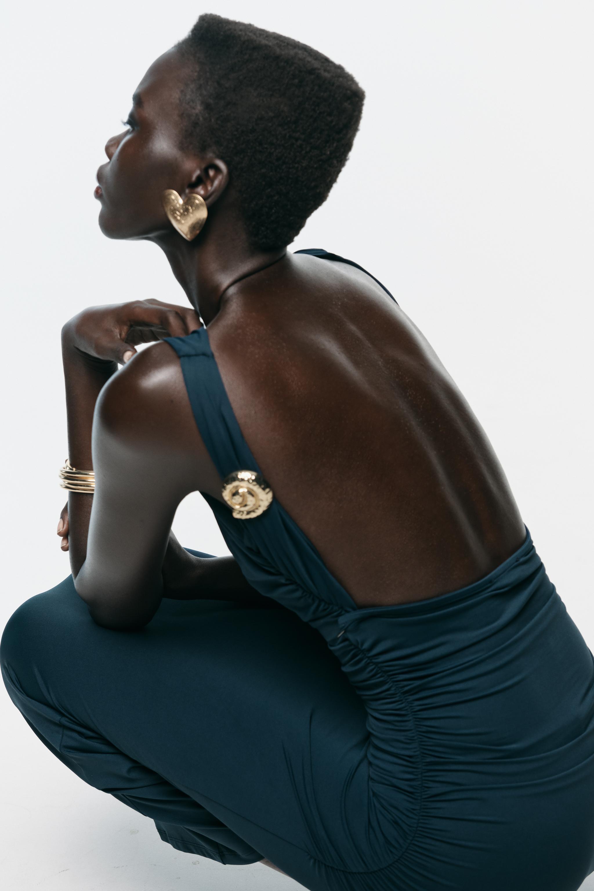 ROBE EN POLYAMIDE COQUILLAGE